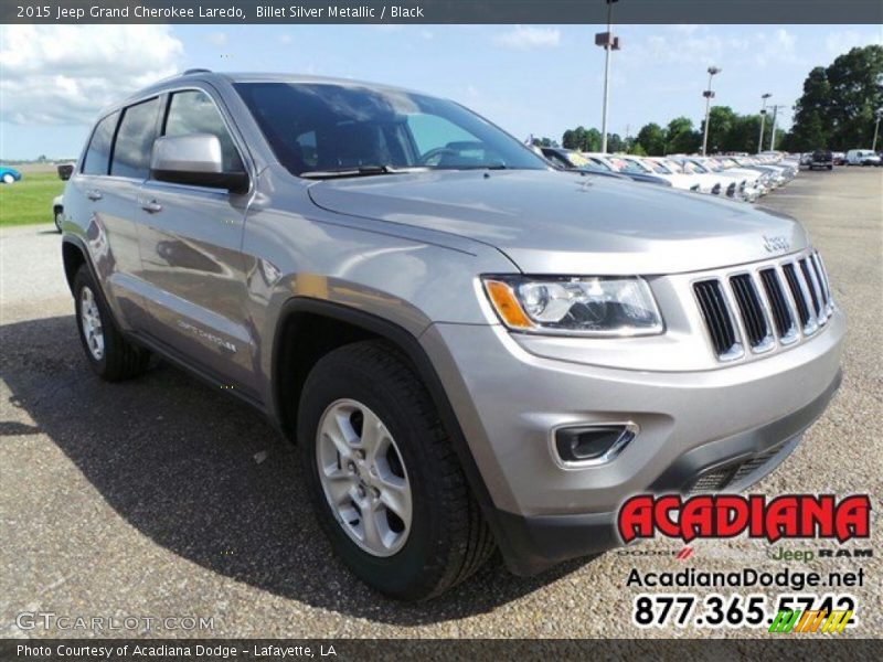 Billet Silver Metallic / Black 2015 Jeep Grand Cherokee Laredo