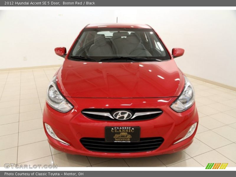 Boston Red / Black 2012 Hyundai Accent SE 5 Door