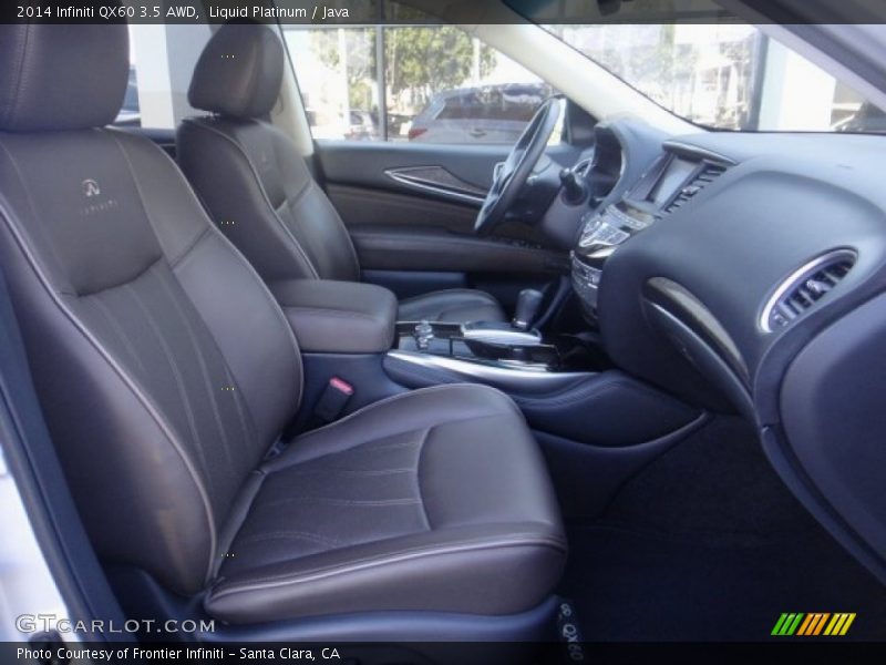 Liquid Platinum / Java 2014 Infiniti QX60 3.5 AWD
