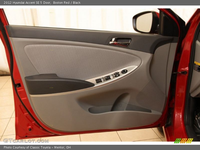 Door Panel of 2012 Accent SE 5 Door