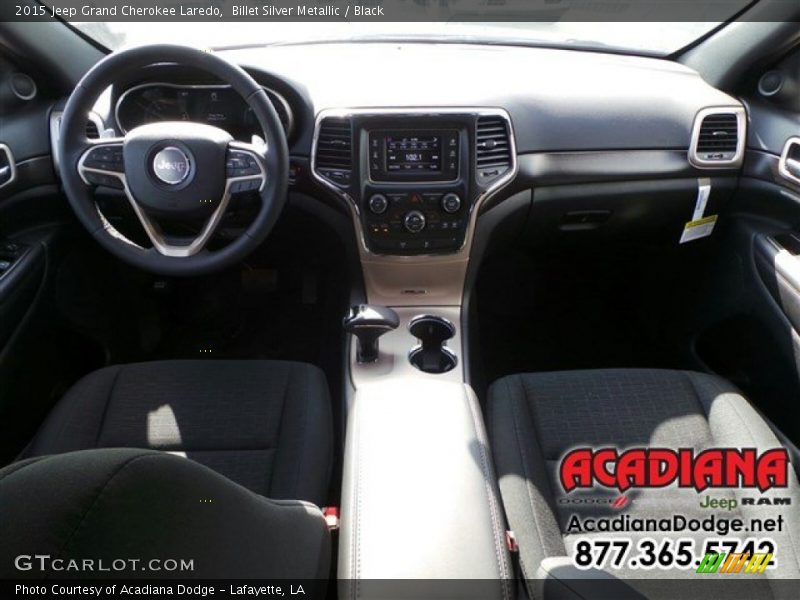 Billet Silver Metallic / Black 2015 Jeep Grand Cherokee Laredo