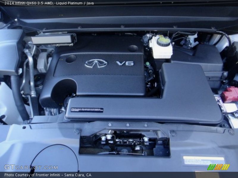 Liquid Platinum / Java 2014 Infiniti QX60 3.5 AWD