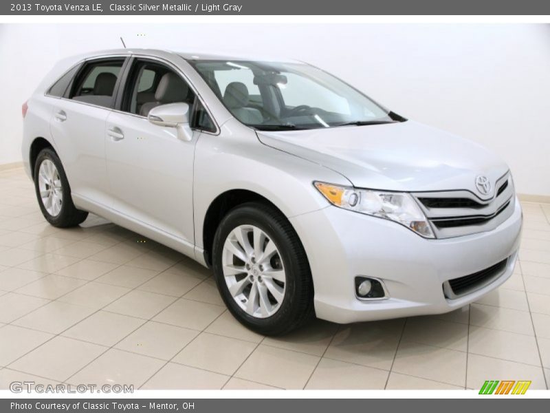Classic Silver Metallic / Light Gray 2013 Toyota Venza LE