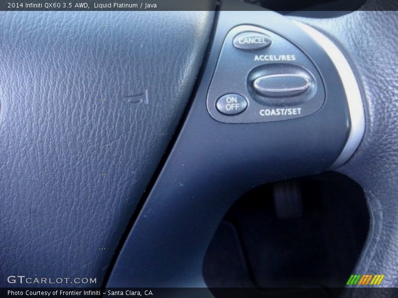 Liquid Platinum / Java 2014 Infiniti QX60 3.5 AWD