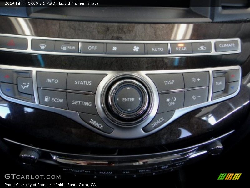 Liquid Platinum / Java 2014 Infiniti QX60 3.5 AWD