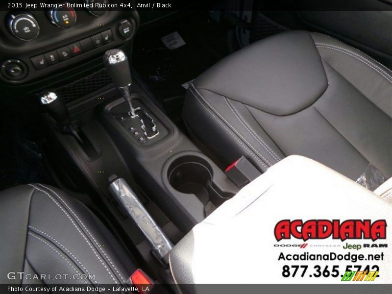 Anvil / Black 2015 Jeep Wrangler Unlimited Rubicon 4x4
