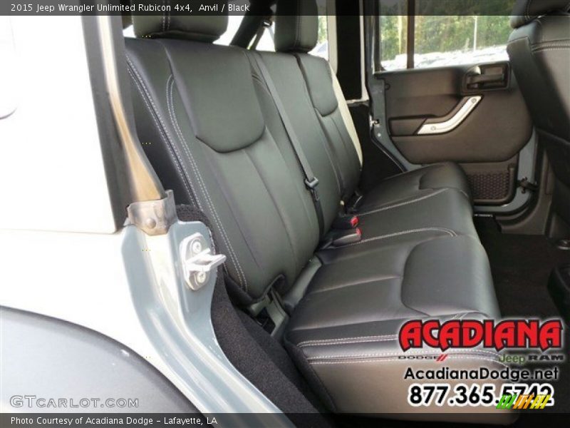 Anvil / Black 2015 Jeep Wrangler Unlimited Rubicon 4x4
