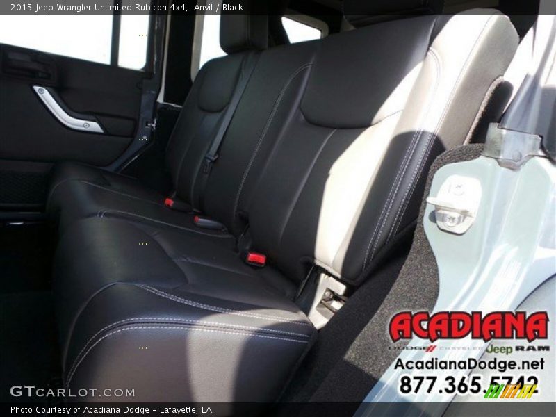 Anvil / Black 2015 Jeep Wrangler Unlimited Rubicon 4x4