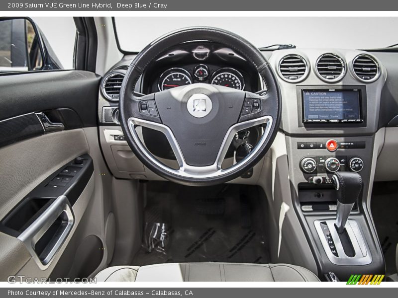 Deep Blue / Gray 2009 Saturn VUE Green Line Hybrid