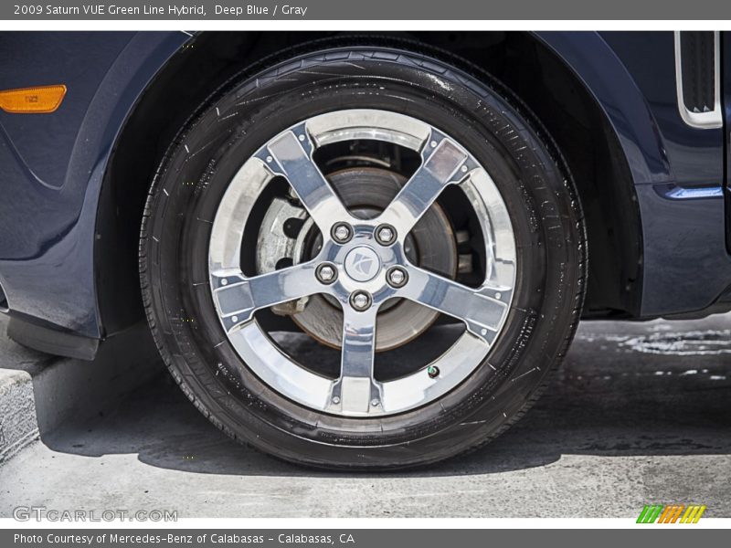 Deep Blue / Gray 2009 Saturn VUE Green Line Hybrid