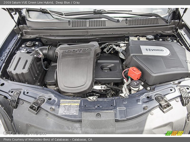 Deep Blue / Gray 2009 Saturn VUE Green Line Hybrid