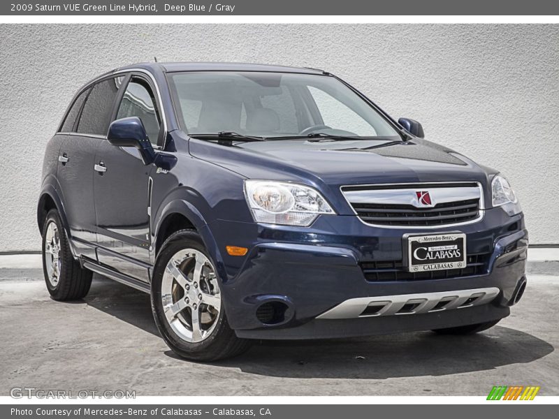 Deep Blue / Gray 2009 Saturn VUE Green Line Hybrid