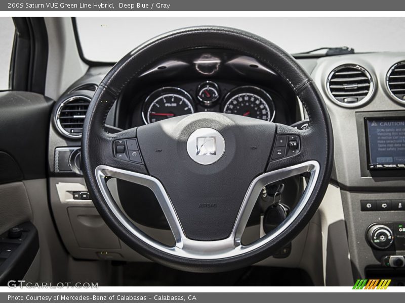 Deep Blue / Gray 2009 Saturn VUE Green Line Hybrid