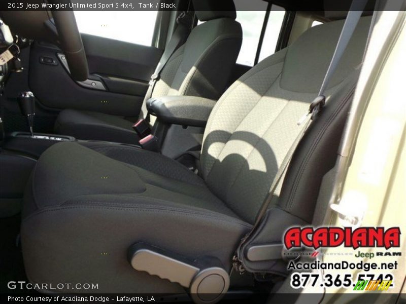 Tank / Black 2015 Jeep Wrangler Unlimited Sport S 4x4