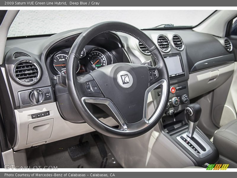 Deep Blue / Gray 2009 Saturn VUE Green Line Hybrid