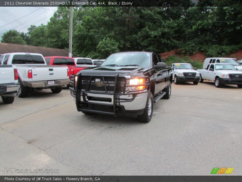 Black / Ebony 2011 Chevrolet Silverado 2500HD LT Extended Cab 4x4