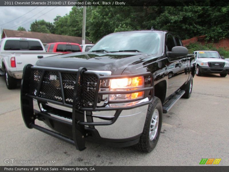 Black / Ebony 2011 Chevrolet Silverado 2500HD LT Extended Cab 4x4