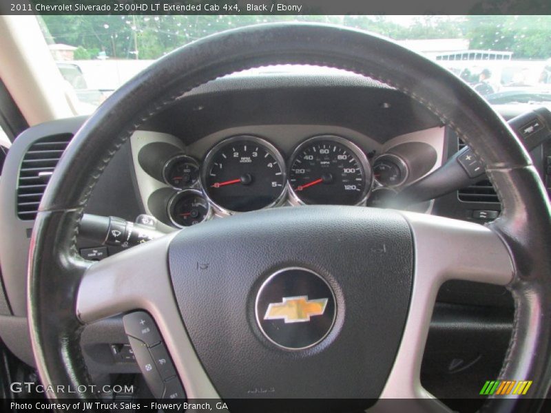 Black / Ebony 2011 Chevrolet Silverado 2500HD LT Extended Cab 4x4