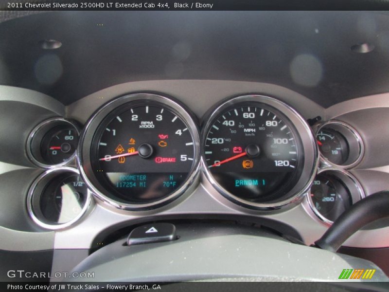 Black / Ebony 2011 Chevrolet Silverado 2500HD LT Extended Cab 4x4