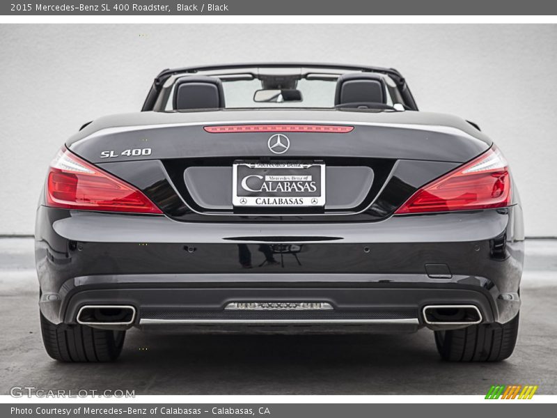 Black / Black 2015 Mercedes-Benz SL 400 Roadster