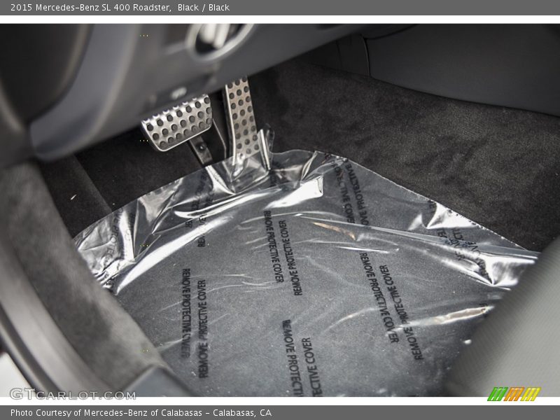 Black / Black 2015 Mercedes-Benz SL 400 Roadster