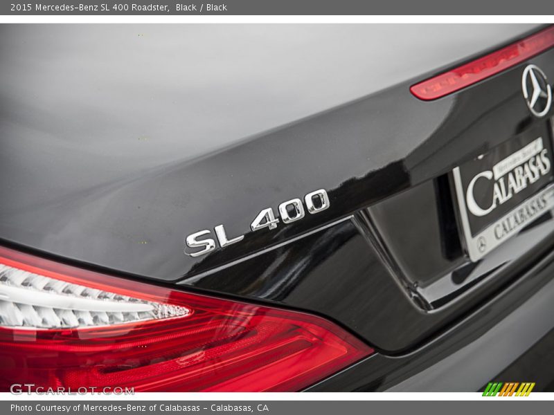 Black / Black 2015 Mercedes-Benz SL 400 Roadster
