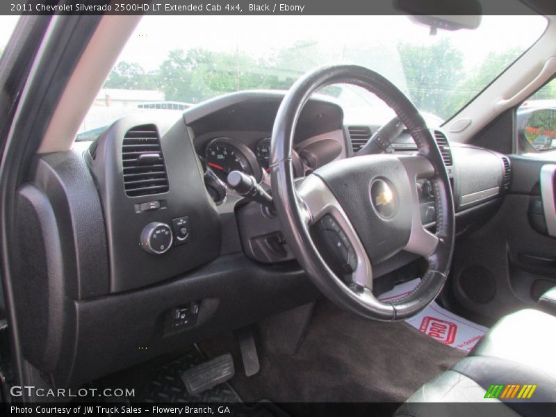 Black / Ebony 2011 Chevrolet Silverado 2500HD LT Extended Cab 4x4