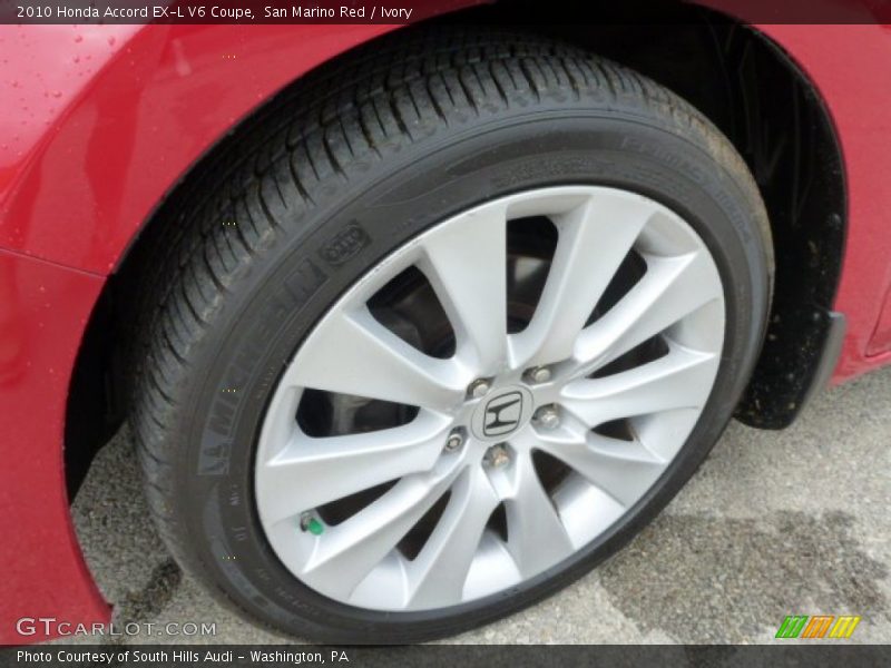 San Marino Red / Ivory 2010 Honda Accord EX-L V6 Coupe