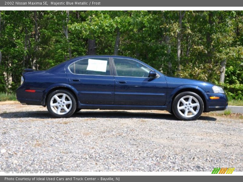 Majestic Blue Metallic / Frost 2002 Nissan Maxima SE