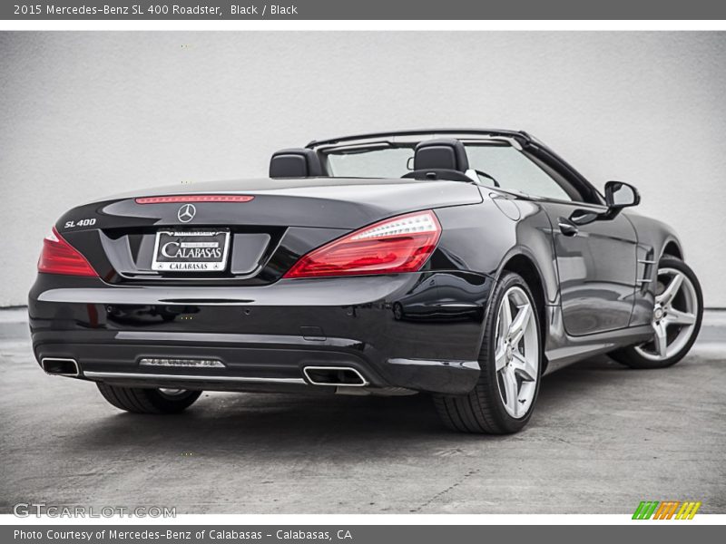 Black / Black 2015 Mercedes-Benz SL 400 Roadster