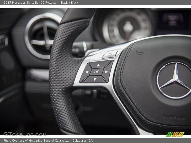 Controls of 2015 SL 400 Roadster