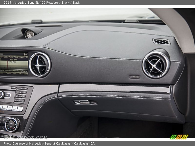 Black / Black 2015 Mercedes-Benz SL 400 Roadster