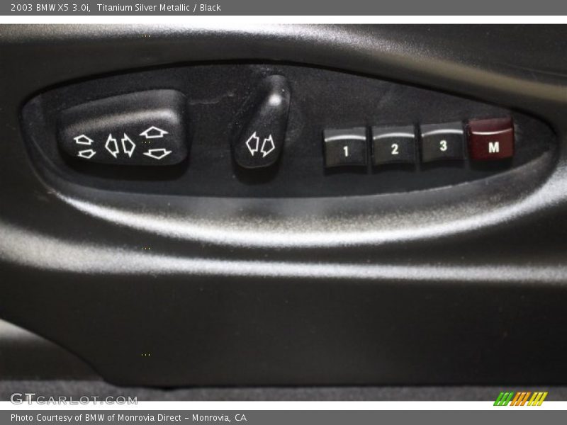 Titanium Silver Metallic / Black 2003 BMW X5 3.0i