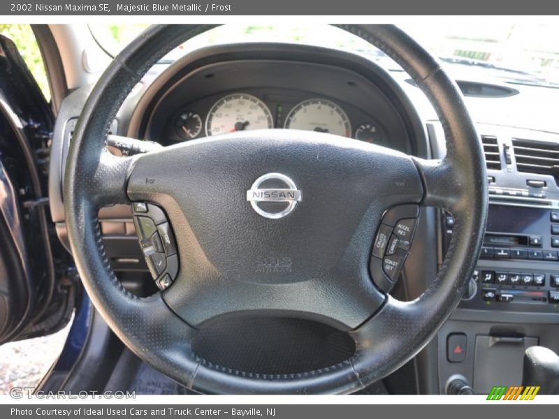 Majestic Blue Metallic / Frost 2002 Nissan Maxima SE