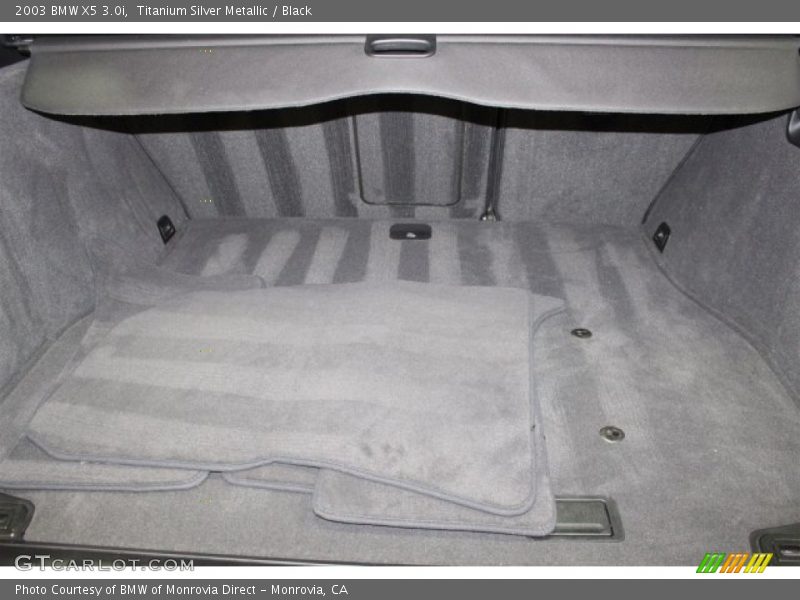 Titanium Silver Metallic / Black 2003 BMW X5 3.0i