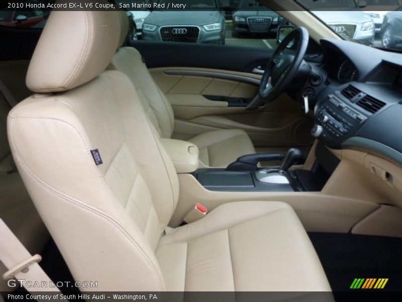 San Marino Red / Ivory 2010 Honda Accord EX-L V6 Coupe