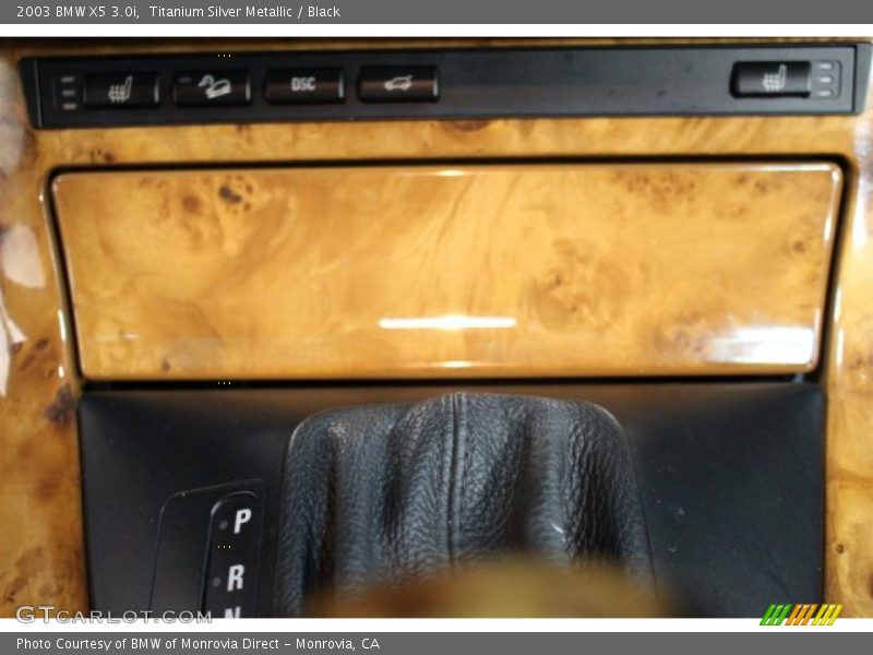 Titanium Silver Metallic / Black 2003 BMW X5 3.0i