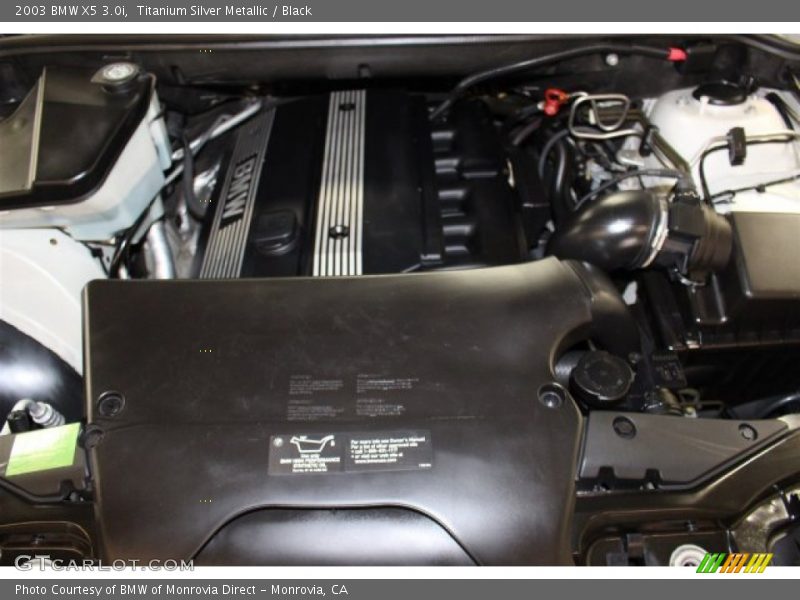 Titanium Silver Metallic / Black 2003 BMW X5 3.0i