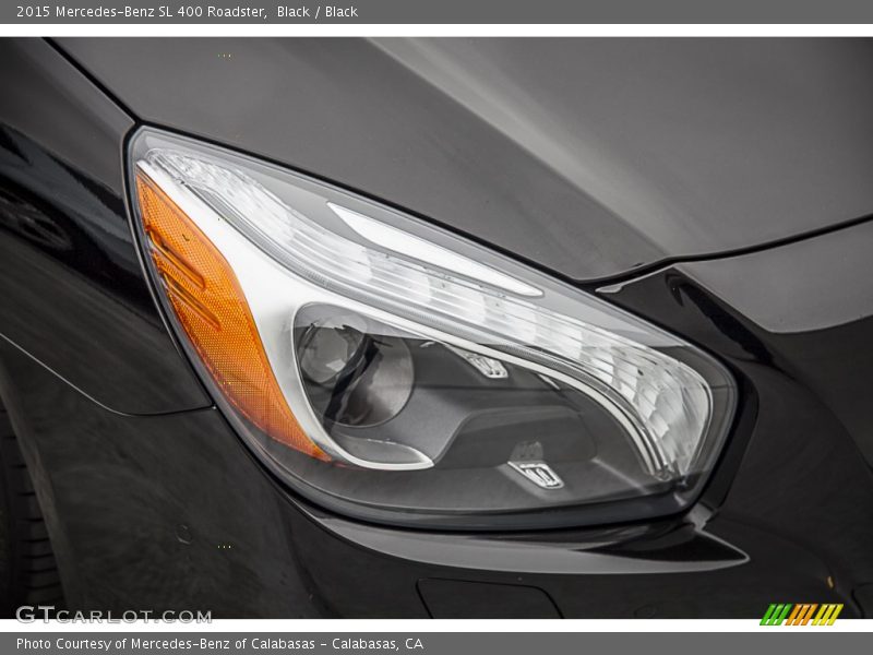 Black / Black 2015 Mercedes-Benz SL 400 Roadster