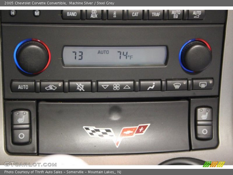 Controls of 2005 Corvette Convertible