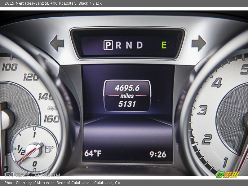 Black / Black 2015 Mercedes-Benz SL 400 Roadster