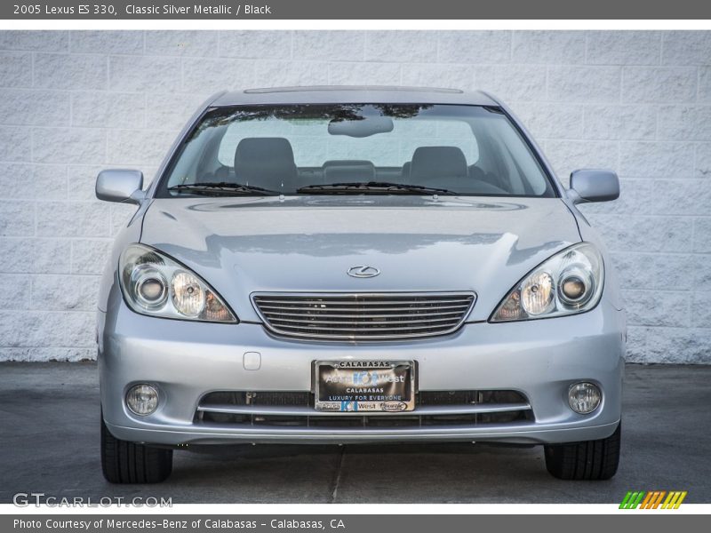 Classic Silver Metallic / Black 2005 Lexus ES 330