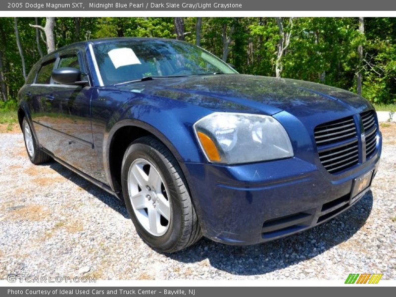 Midnight Blue Pearl / Dark Slate Gray/Light Graystone 2005 Dodge Magnum SXT