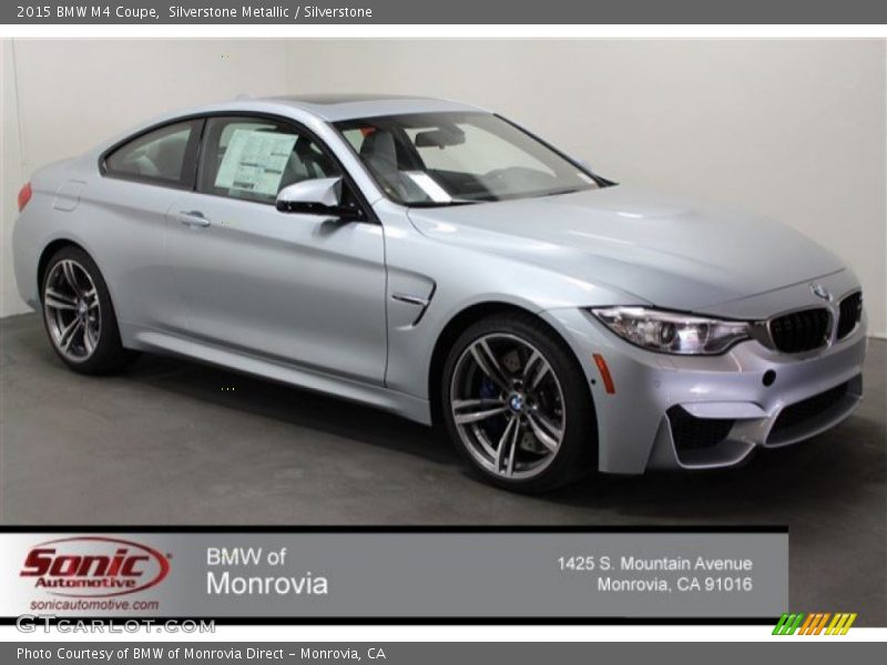 Silverstone Metallic / Silverstone 2015 BMW M4 Coupe