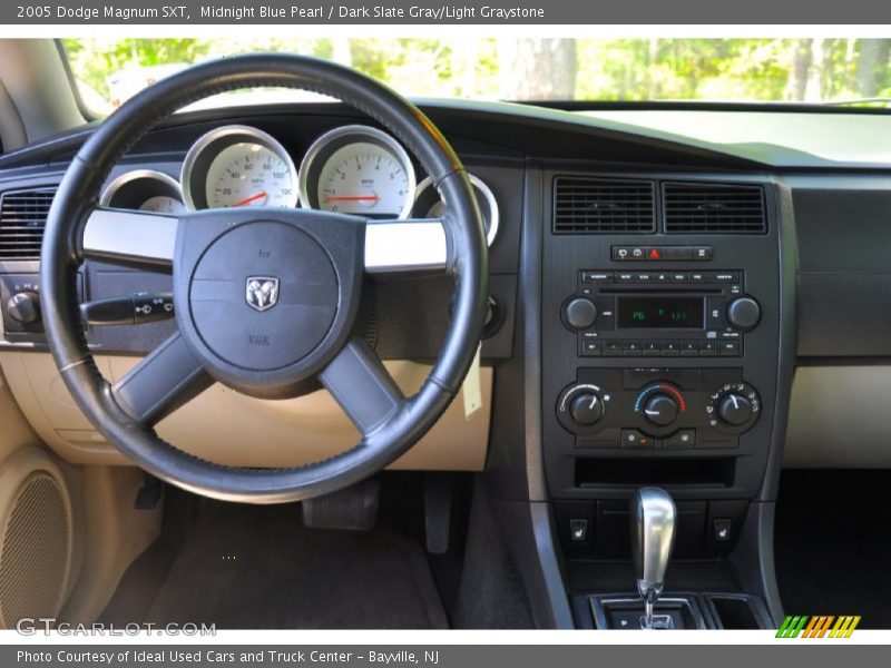 Midnight Blue Pearl / Dark Slate Gray/Light Graystone 2005 Dodge Magnum SXT