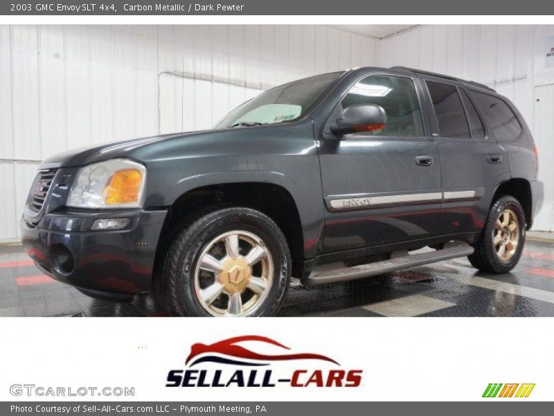 Carbon Metallic / Dark Pewter 2003 GMC Envoy SLT 4x4
