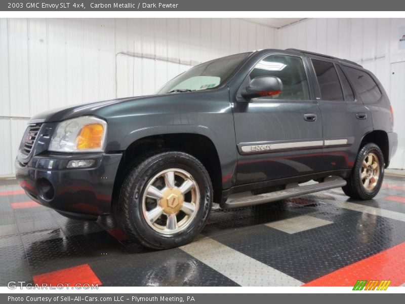 Carbon Metallic / Dark Pewter 2003 GMC Envoy SLT 4x4