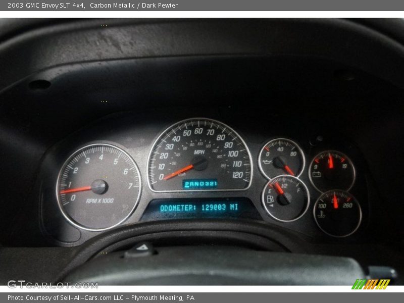 Carbon Metallic / Dark Pewter 2003 GMC Envoy SLT 4x4