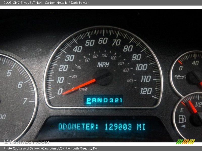 Carbon Metallic / Dark Pewter 2003 GMC Envoy SLT 4x4
