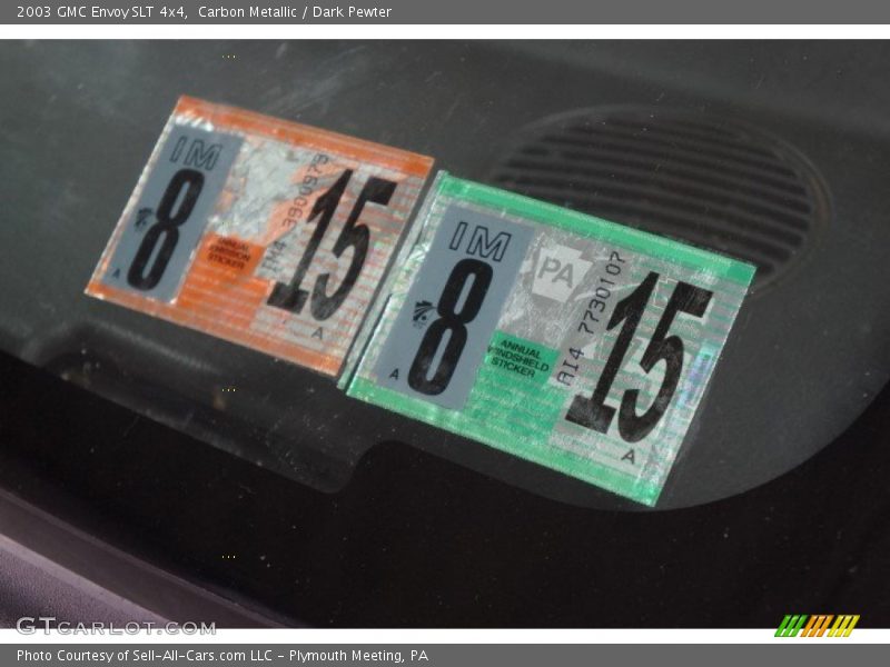 Carbon Metallic / Dark Pewter 2003 GMC Envoy SLT 4x4